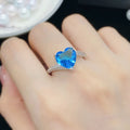 NAVIIRA Crystal Love Ring