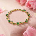 Emerald Garden Vine Bracelet NVR-0578