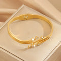 Golden Ripple Cuff NVR-0582