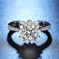 NAVIIRA Crystal Blossom Ring