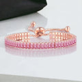Pink Blush Tennis Bracelet NVR-0592
