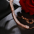 Crystal Glow Tennis Bracelet NVR-0593