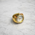 Diamond Dream – Ultra-Luxury Full Iced-Out Gold Ring Watch NVR-0427