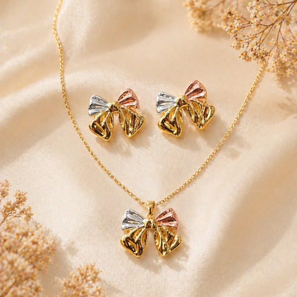 Tees Bow Jewelry Set NVR-0449