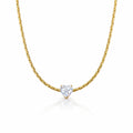 Luxury Crystal Heart Necklace NVR-0468