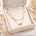 Infinite Connection Layered Necklace NVR-0470
