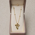 Grace Ribbon Bow Necklace NVR-0473