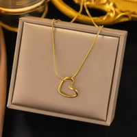 Sweetheart Beaded Gold Necklace NVR-0475