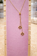 Amore Gold Beaded Heart Necklace NVR-0476
