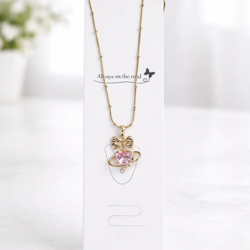 Celestial Love Saturn Necklace NVR-0478