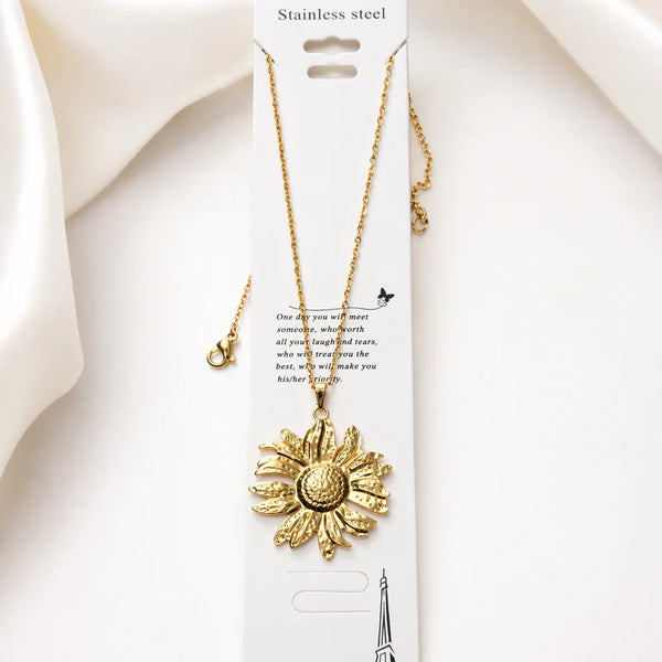 Radiant Sunflower Necklace NVR-0480