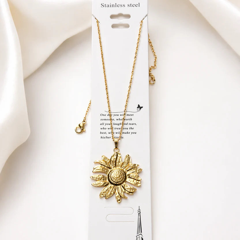 Radiant Sunflower Necklace NVR-0480
