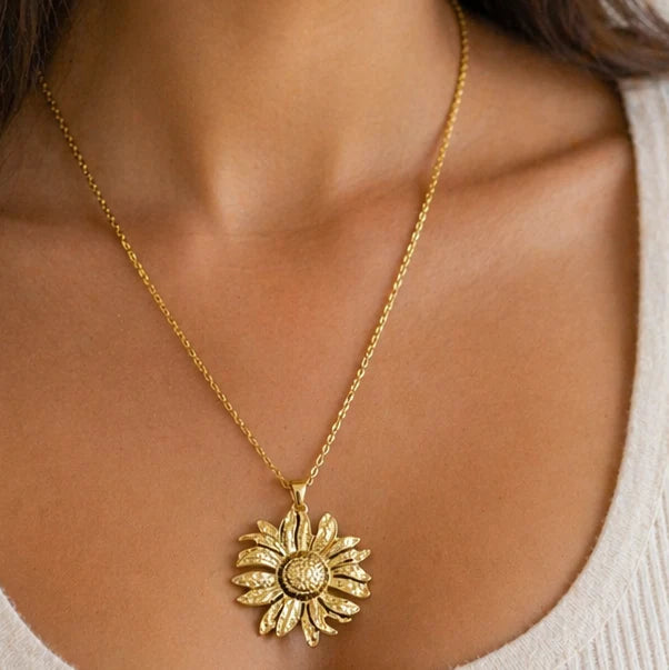 Radiant Sunflower Necklace NVR-0480