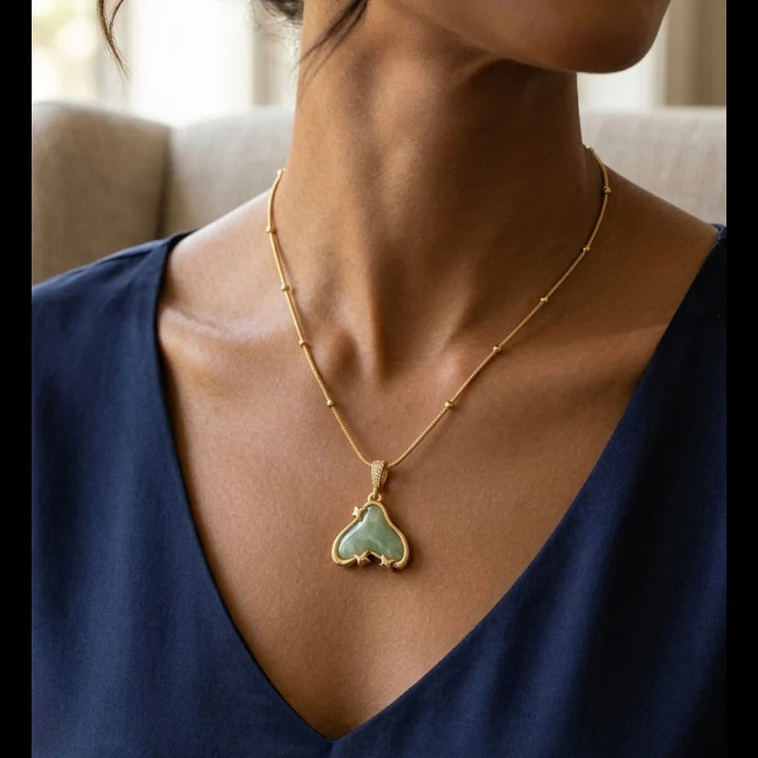 Celestial Moon-Tail Necklace NVR-0483