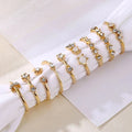 Stargazer's Collection — Gold Celestial CZ Star & Moon Ring Set NVR-0517