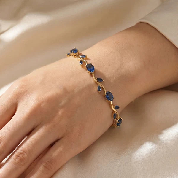 NAVIIRA Sapphire Tulip Bracelet