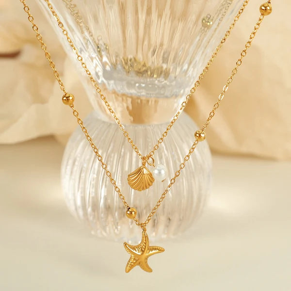 NAVIIRA Coastal Charm Necklace