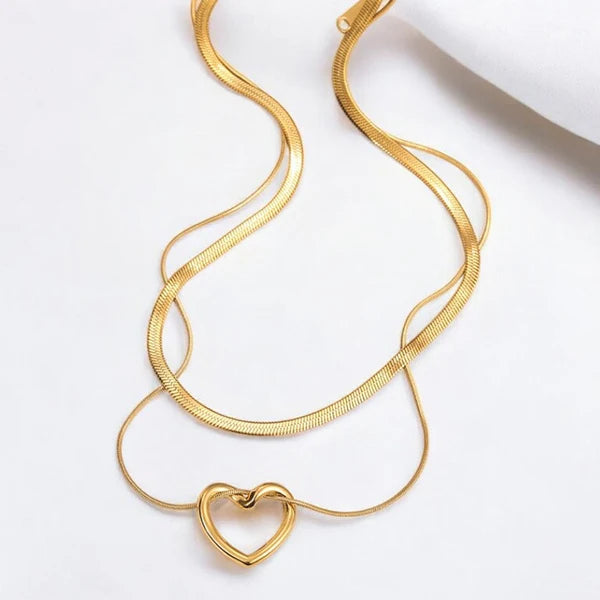 NAVIIRA Everheart Layered Necklace