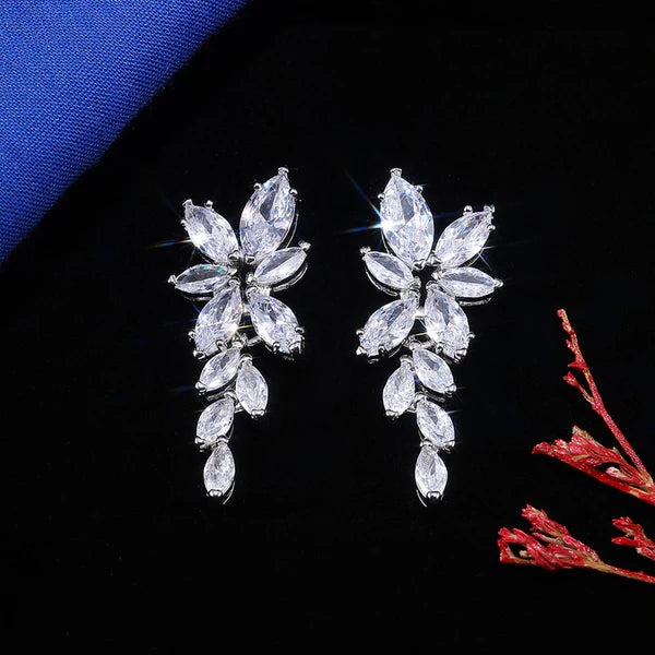 NAVIIRA Cinderella Crystal Bloom Earrings