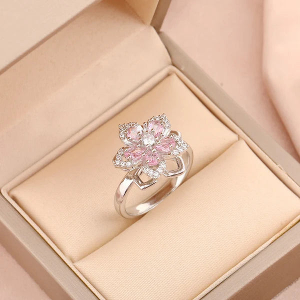 NAVIIRA Rapunzel Rose Star Ring